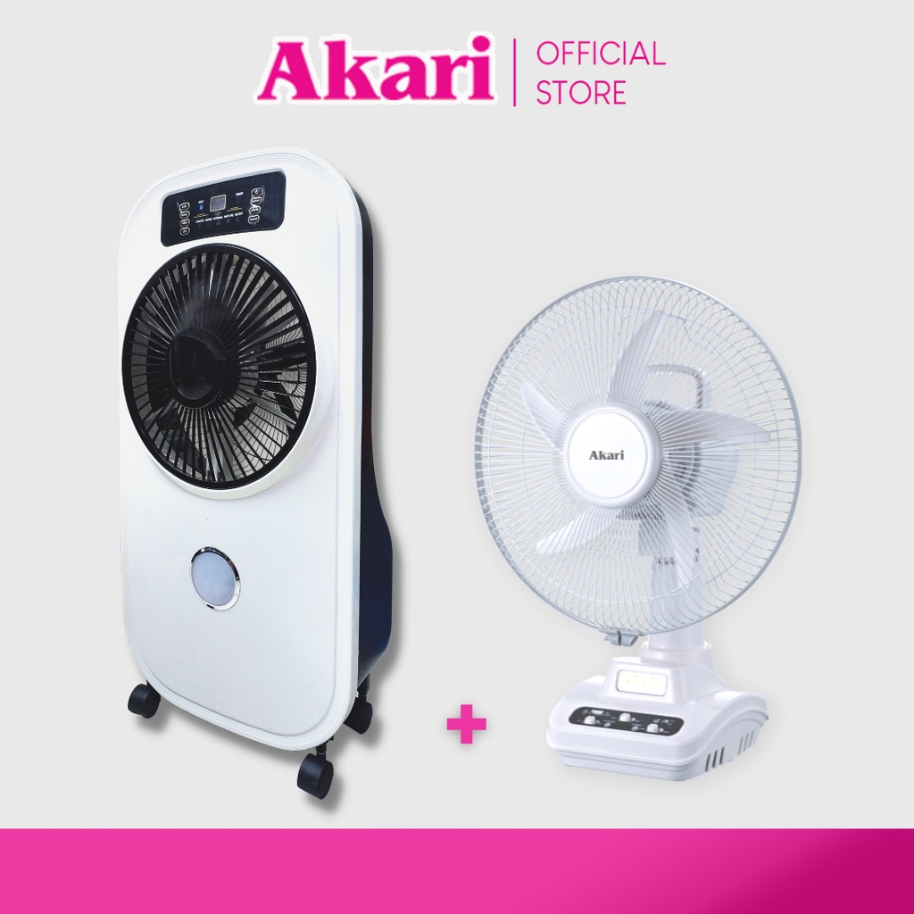 Akari 12 inch rechargeable sales fan