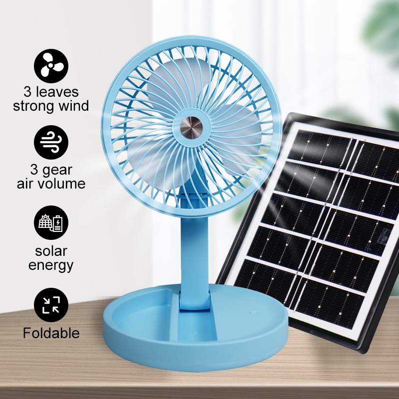 Mini fan on sale solar powered