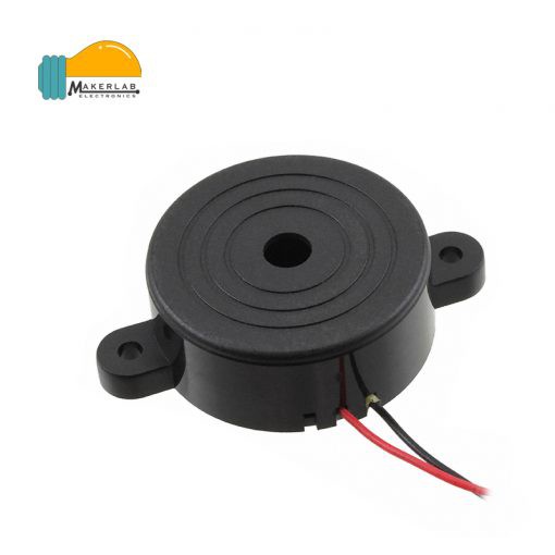 3-Pack DC 3V-24V Piezo Electric Buzzer Piezo Buzzer Alarm Active Buzzer  Loud Continuous Sound with 100mm Sound Cable