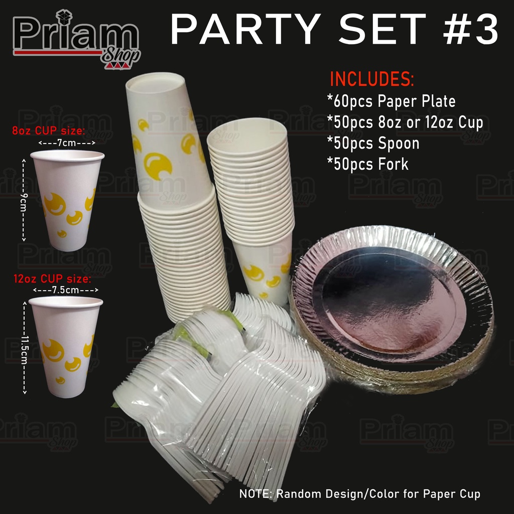 Paper plates and clearance paper cups