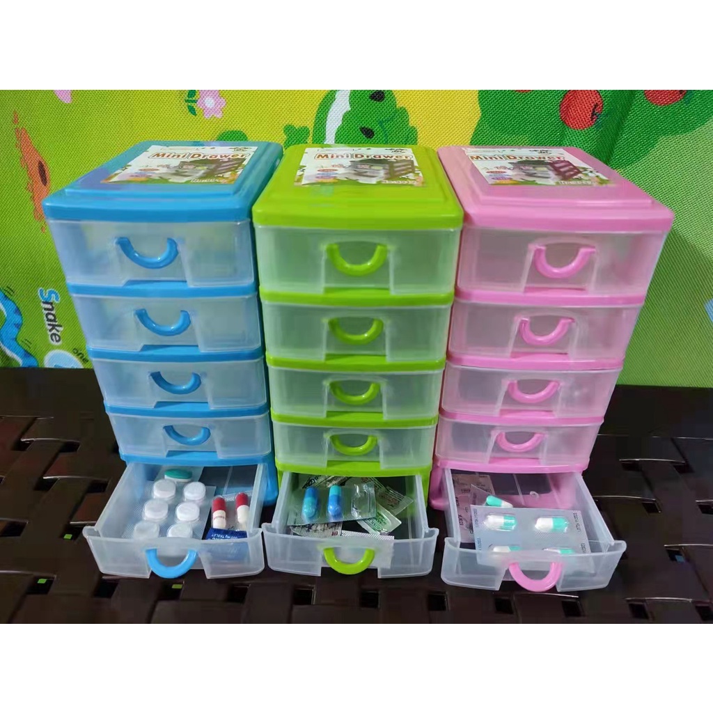 5layer Mini Drawer Desk Storage Boxes Plastic Boxes
