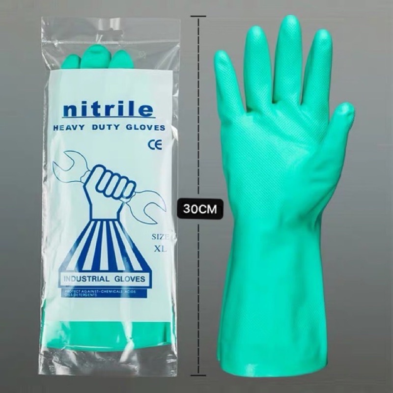 Nitrile chemical deals resistant gloves