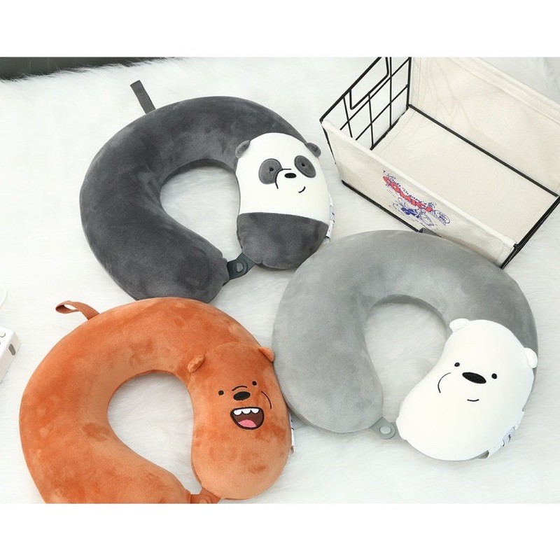 Miniso ice outlet bear neck pillow