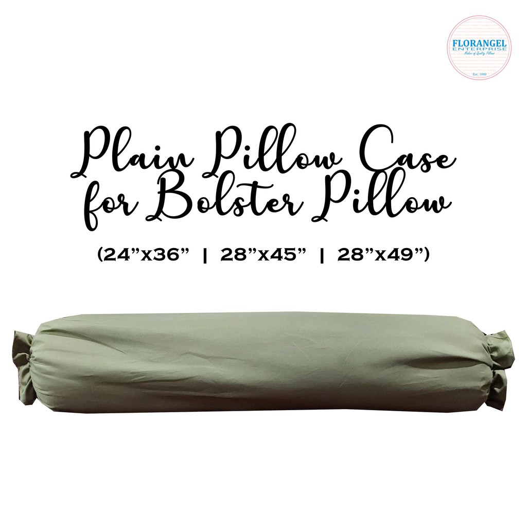 Bolster pillow clearance sham