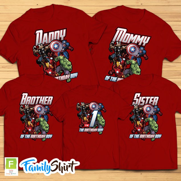 Avengers family 2025 t shirts