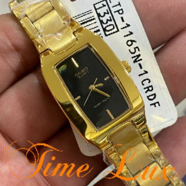 Casio Ladies Gold LTP 1165N 1C LTP 1165 Black Face Shopee