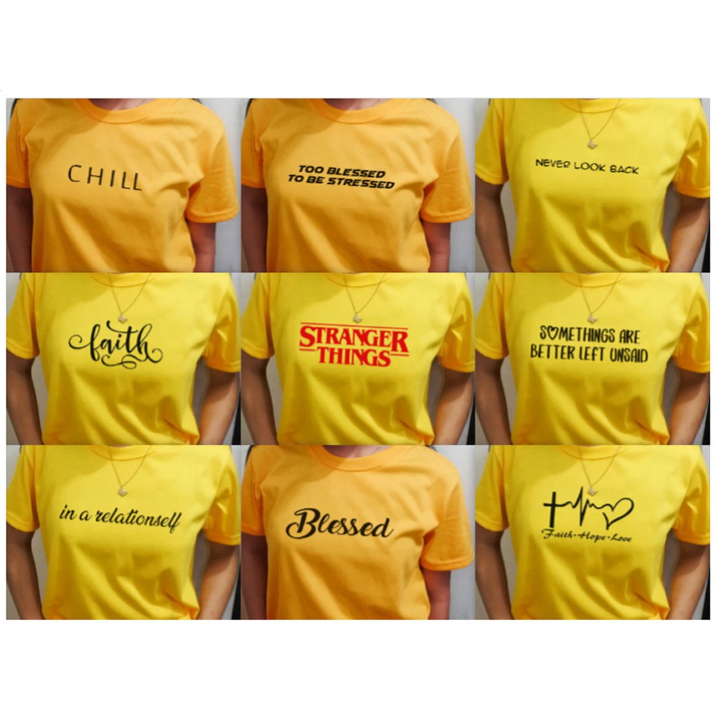 cute mustard yellow shirts