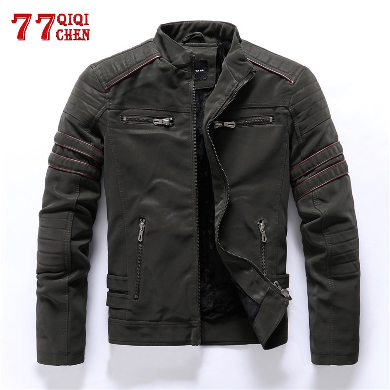 Qiqichen 77city us size autumn cotton casual hot sale men's jacket