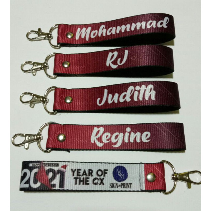 Lanyard hot sale with keychain