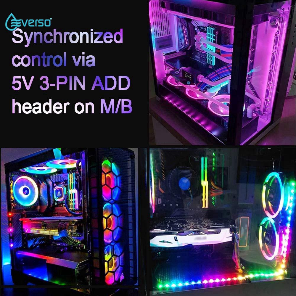 Gaming PC Case Light Kit RGB LED Aura Mid Tower Computer LED Strip