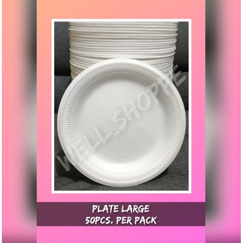 Styrofoam Plate - Large