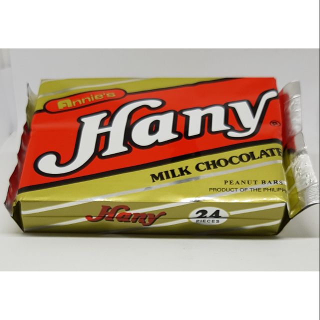 Annie's Hany milk chocolate Peanut Bars 24pcs.200g