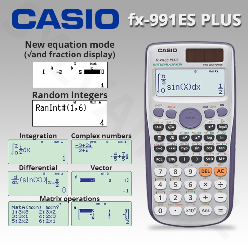 Casio complex online numbers