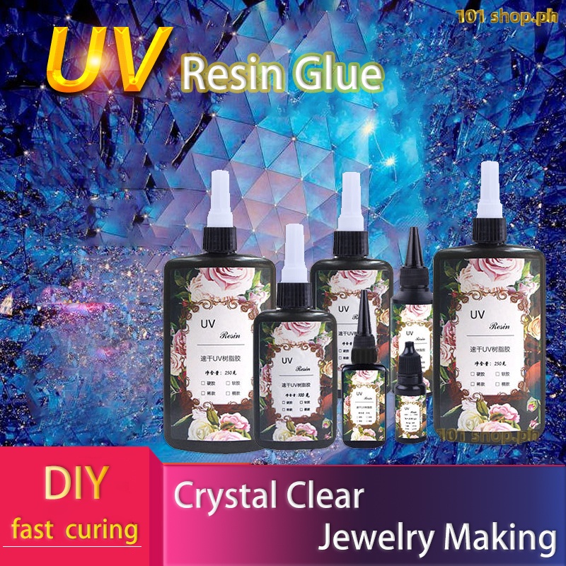  Colored UV Resin,8 Colors UV Resin Kit,Quick Ultraviolet Curing  Epoxy Resin for Craft,Jewelry Making,DIY Making, (50g Each)