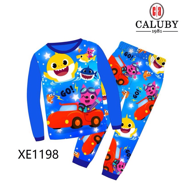 Baby Shark Caluby Comfy Pajamas Shopee Philippines