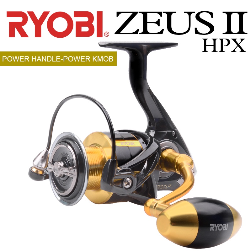 NEW RYOBI ZEUS HPX Ⅱ Spinning Fishing Wheel 1000HPX-6500HPX 7+1BB Max Drag  6kg-10kg Power Handle Saltwater Fishing Reels