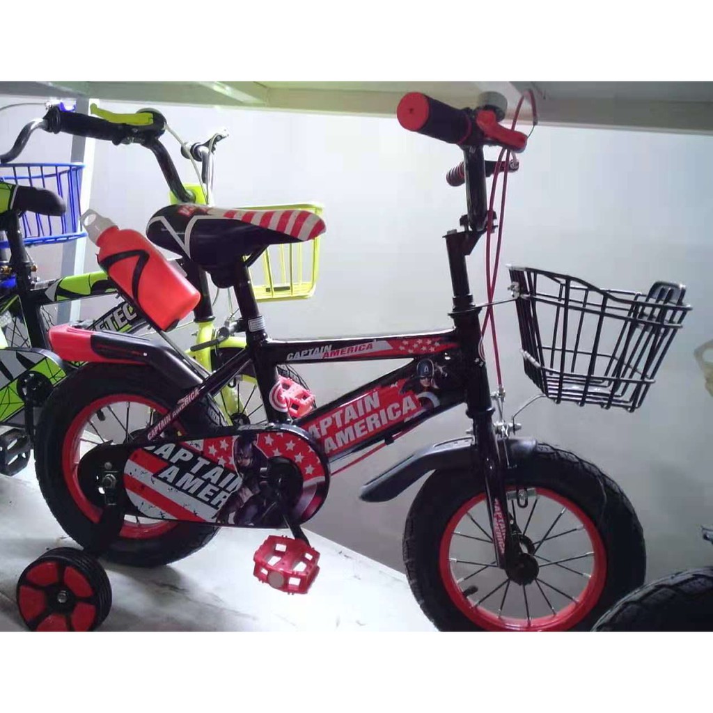 Captain america bike for boys BT 015 SIZE 16 Shopee Philippines