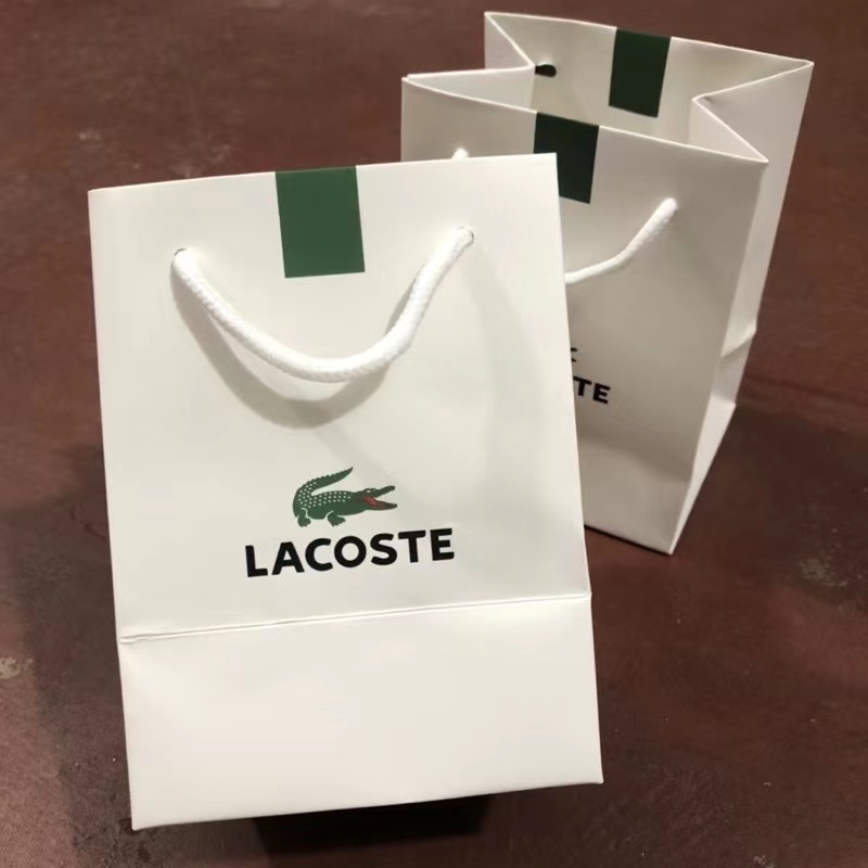 Lacoste paper deals bag for sale