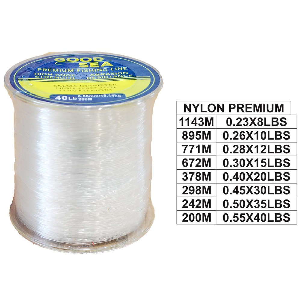 Nylon fishing shop line