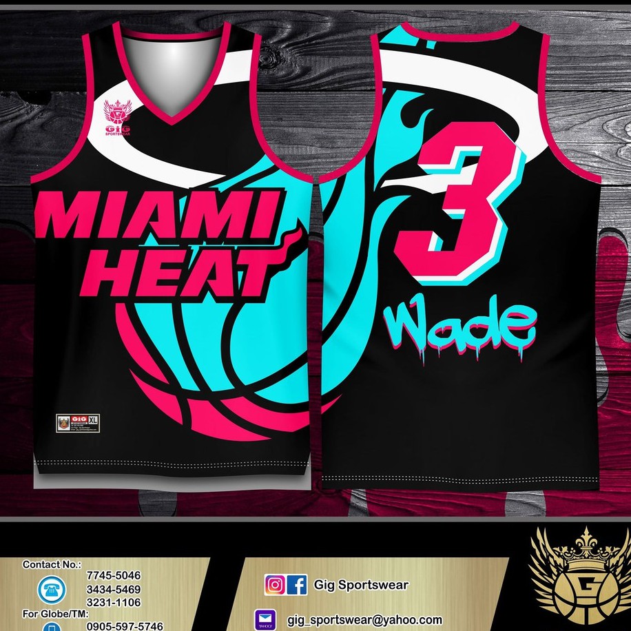 Miami heat store jersey design