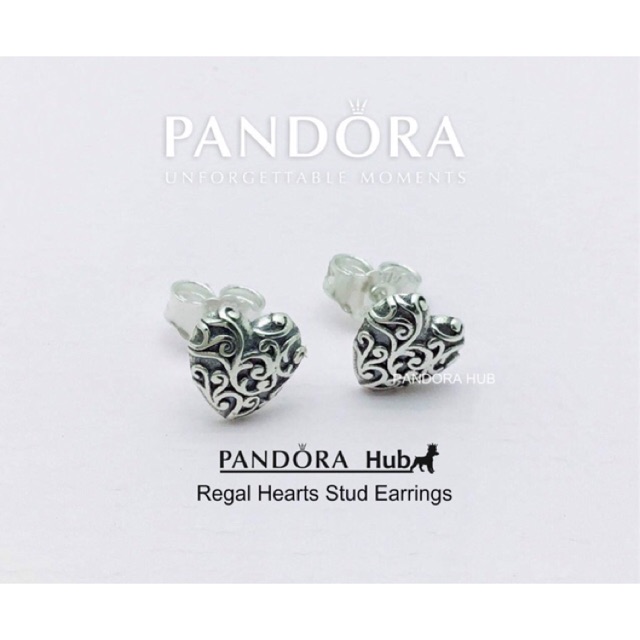 Regal heart deals stud earrings