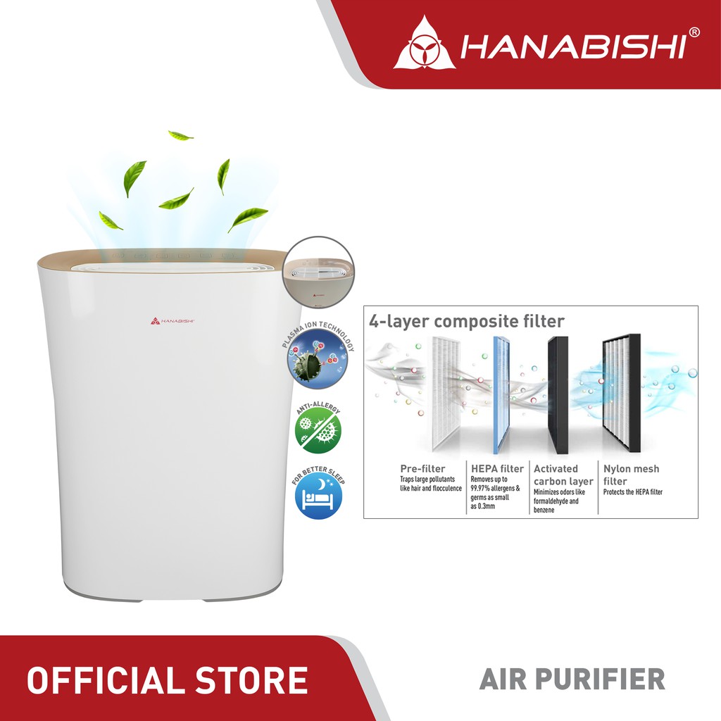 Air shop purifier hanabishi