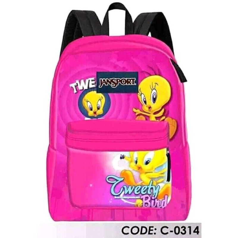 Jansport bag 2024 cartoon character