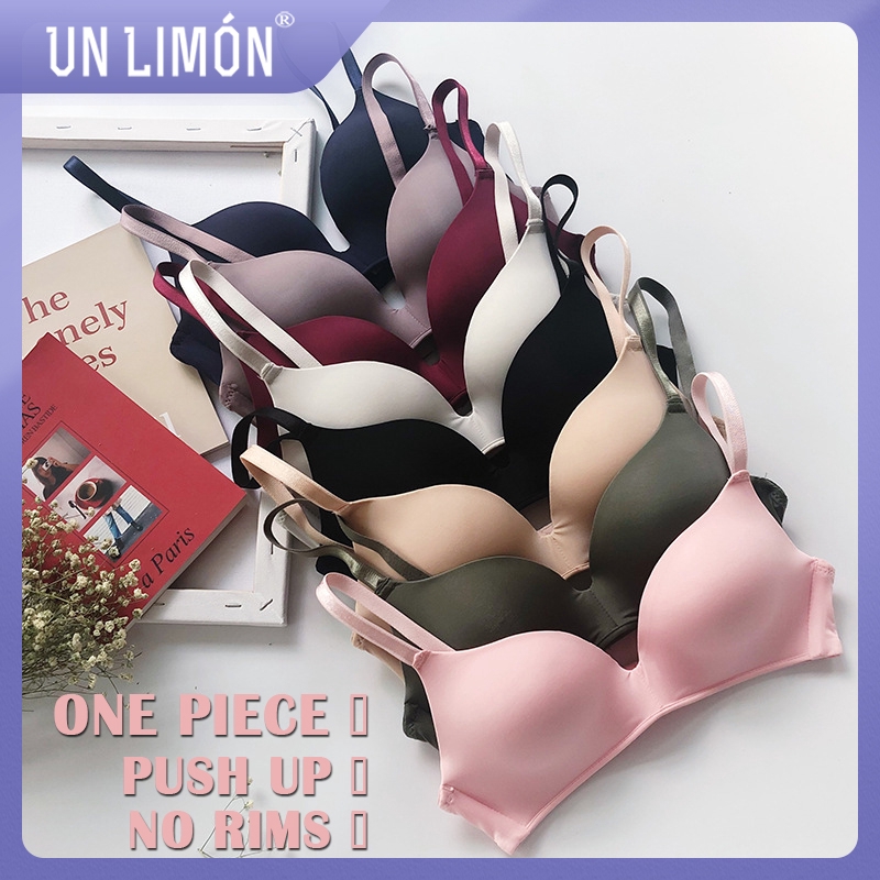UNLIMON Women Lingerie Wireless Sexy Lace Push Up Bra