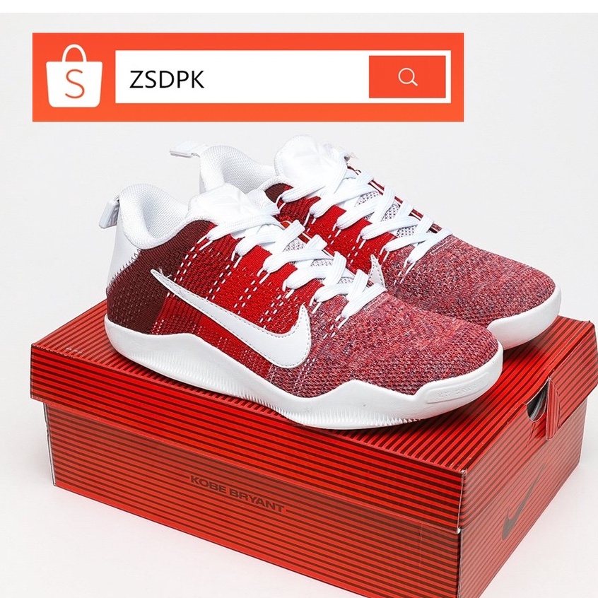 Red best sale kobe shoes