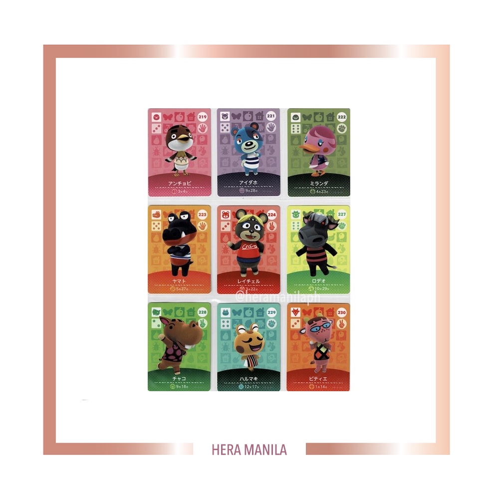 Nintendo animal crossing amiibo cards best sale series 3