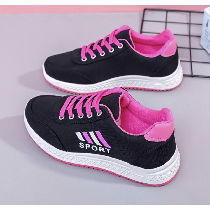 Pink rubber sale shoes