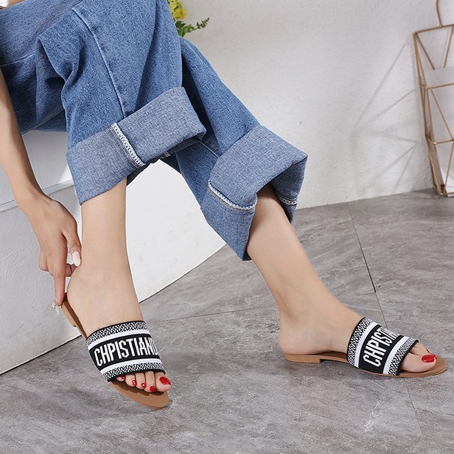 LUCKY SHOES Summer women sandals fashion flat slippers AY0083