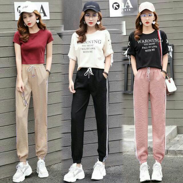 Jogger pants store korean style