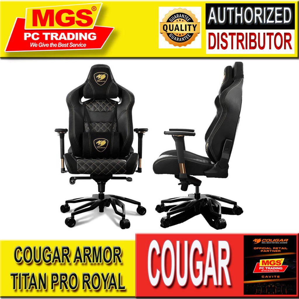 Cougar Armor Titan Pro Royal Gaming Chair Shopee Philippines