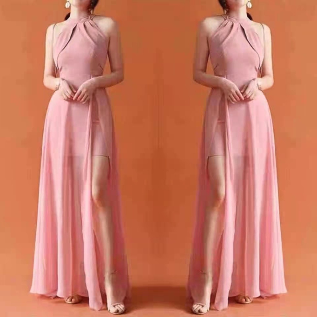 6972 US American Design Elegant Long Gown Shopee Philippines