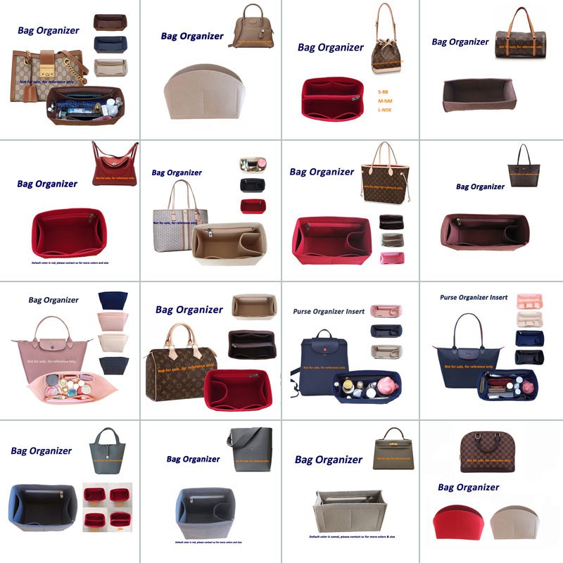 Chanel Mini Rectangular Bag Organizer Insert Shaper, Quality Felt Bag  Organiser