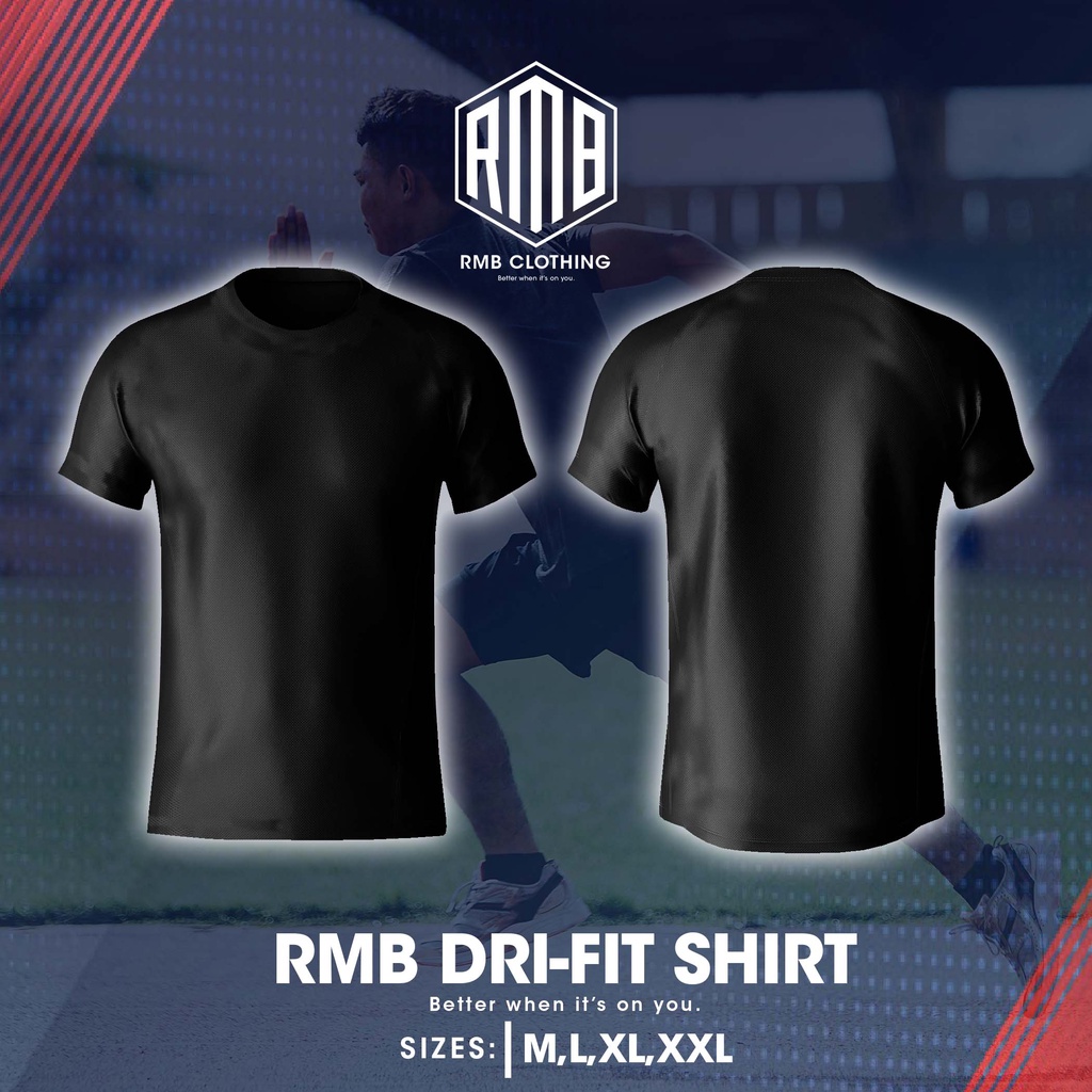 T Shirt Drifit Sport Shirt Rider Shirt Dri fit MNL Shopee