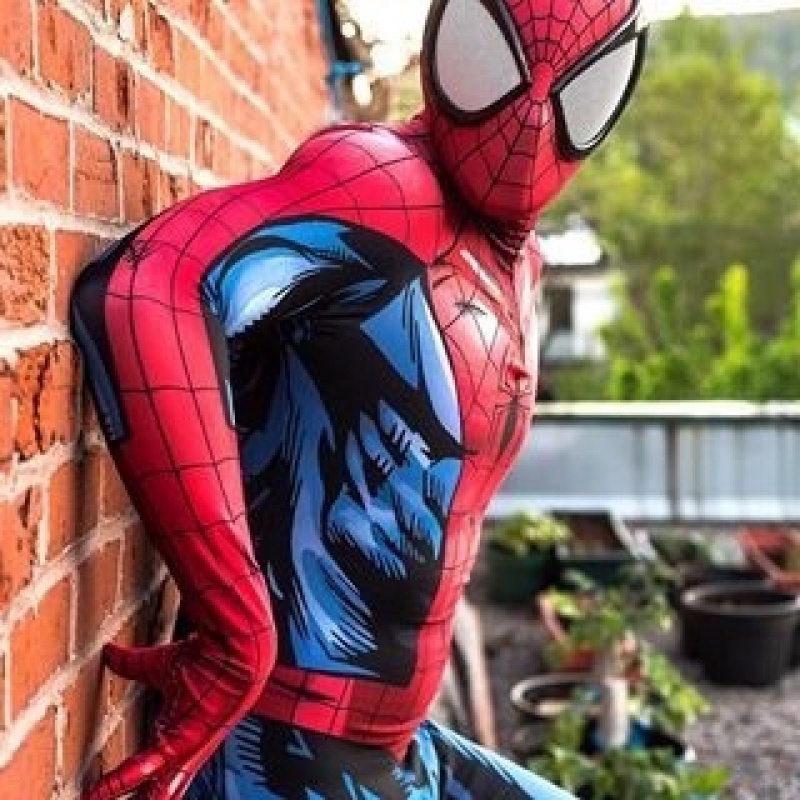 New Big Eyes Bagley Spider Man Cosplay Costume Newest Bagley