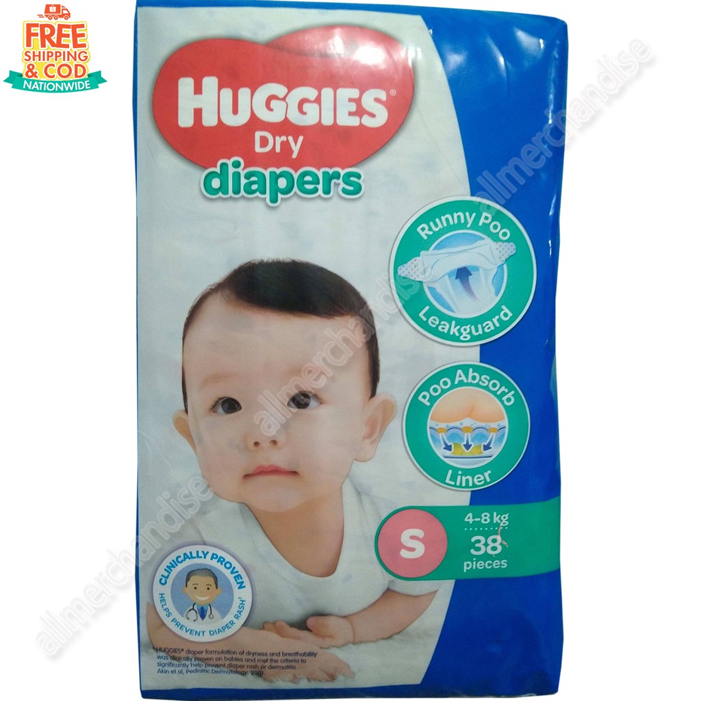 Huggies dry diapers store small