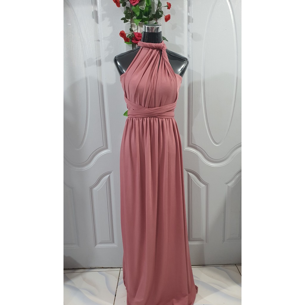 Infinity dress hotsell rose gold