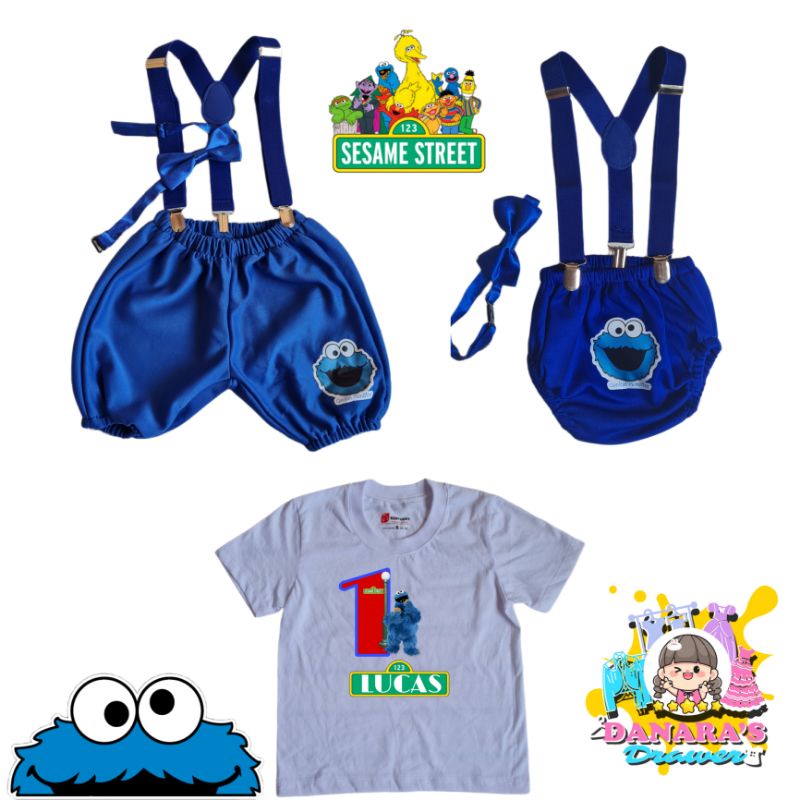 Sesame street store smash cake outfit