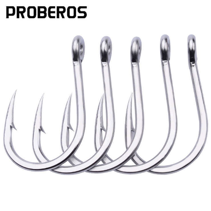 Fishing Hooks PROBEROS Saltwater Fishing Hook JIGGING HOOK 10# 130