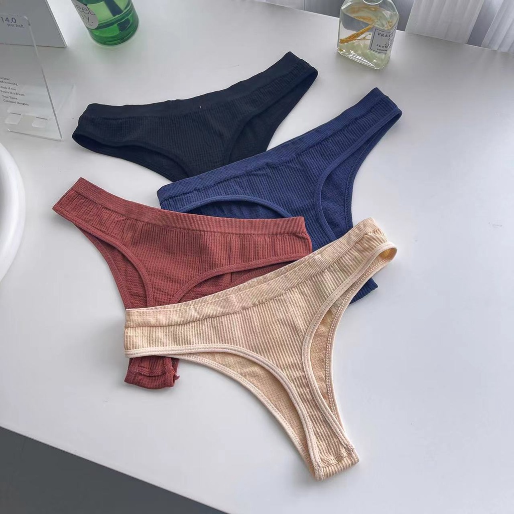 Women Sexy Seamless G-string Panties Erotic T-back Thongs Underwear  Nightwear