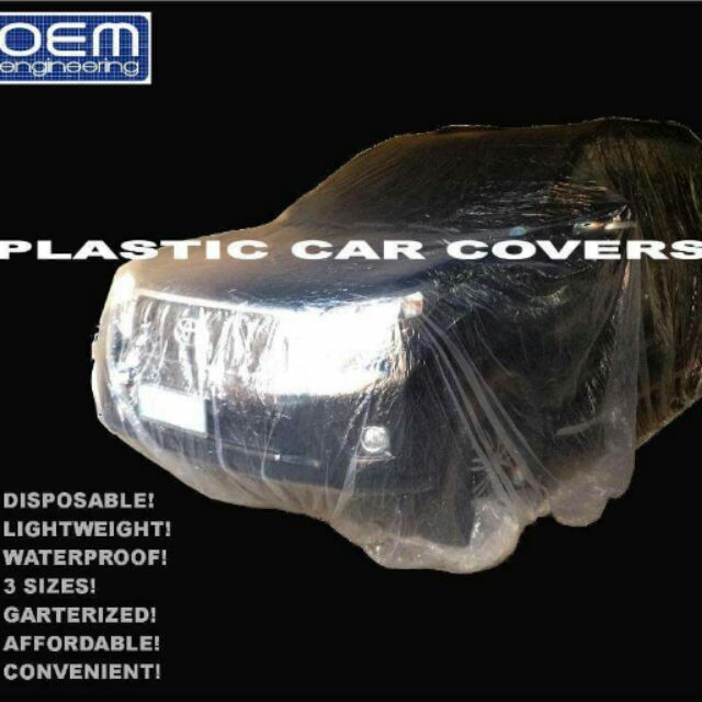 OEM Engineering Disposable Plastic Car Cover Waterproof Dust