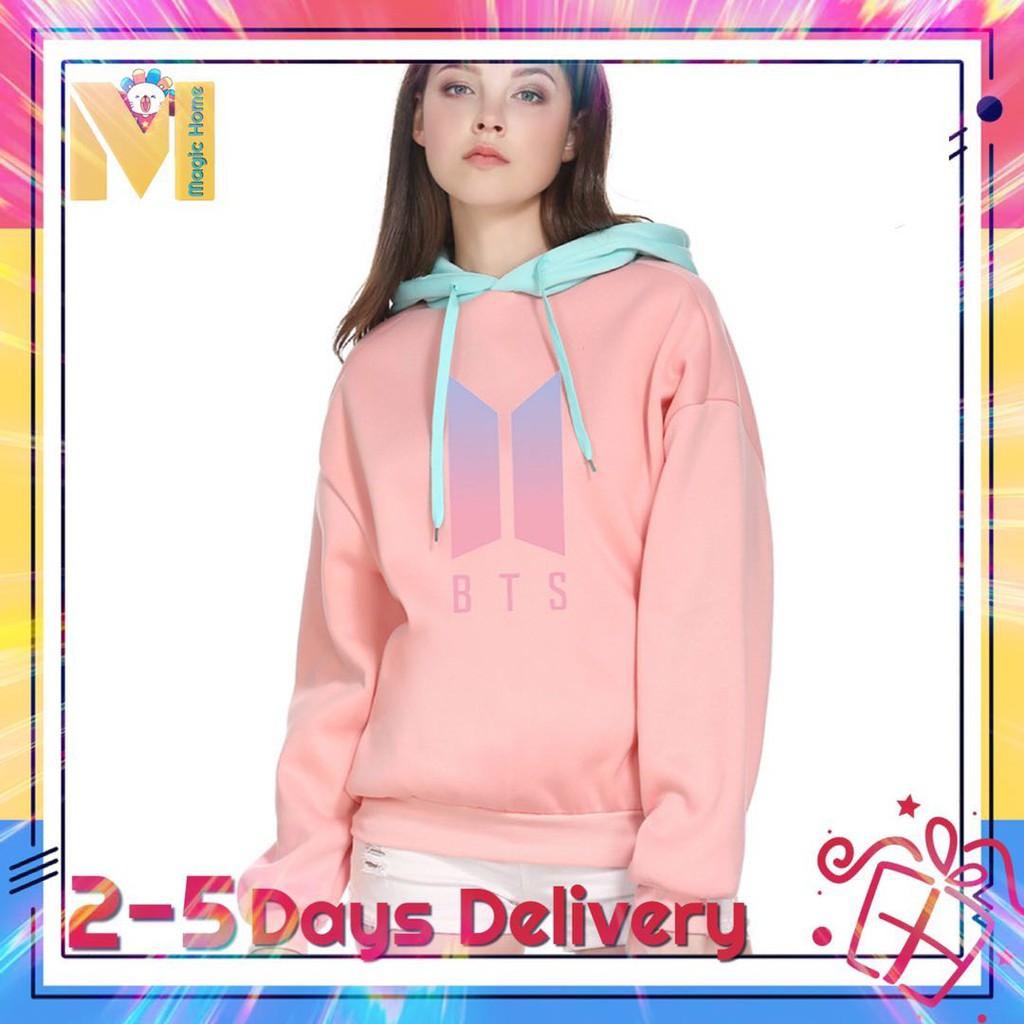 Kpop Pullover Hoodie Jungkook The Same Style Casual Hooded Sports Sweatshirt  Sweater | Shopee Philippines