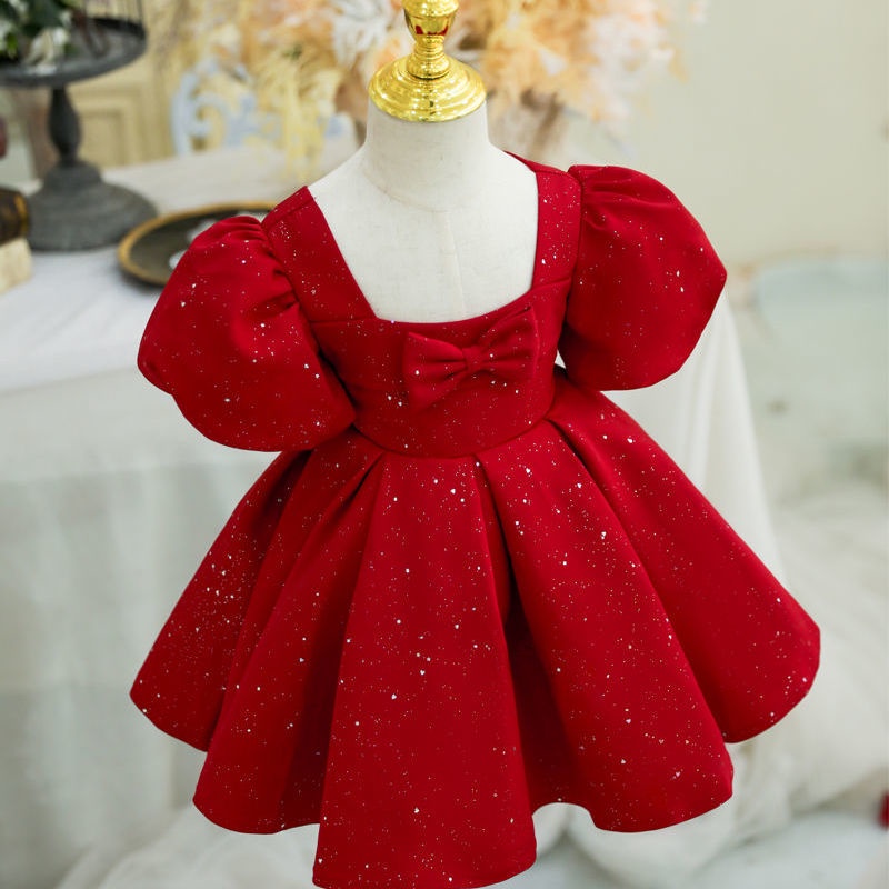 Red dress for hot sale 1 year old