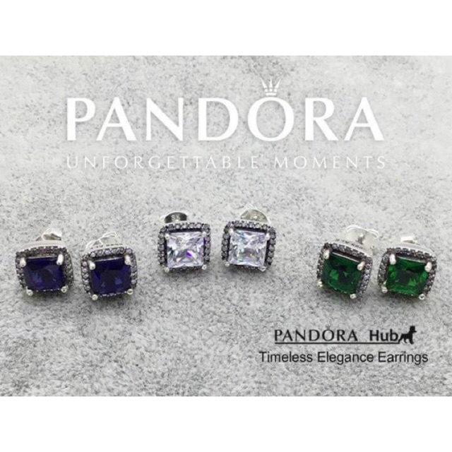 Timeless elegance pandora on sale earrings