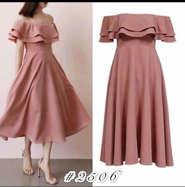 Shopee off 2024 shoulder dress