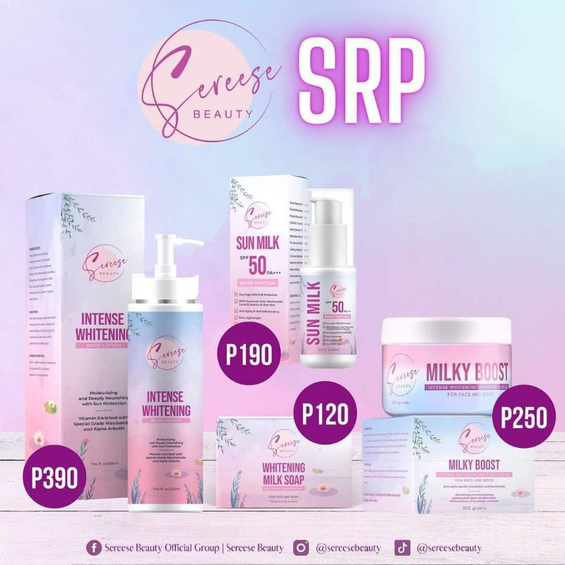 ONHAND Sereese Beauty QUADRO SET (with FREEBIES) | Shopee Philippines