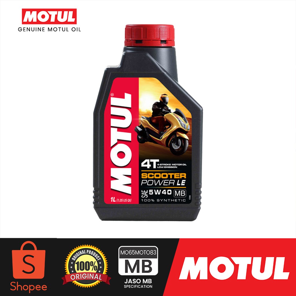 Motul Scooter POWER LE 5W40 100% Fully Synthetic